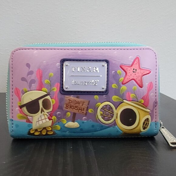 Loungefly Pixar Moments Finding NEMO Tank Zip Around Wallet - Picture 1 of 4